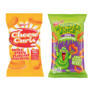 COMBO WILLARDS MONSTER/CURL CHIPS 2X90G